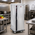 Thumbnail image #3 for FWE PS-1220-15 Mobile Heated Holding Cabinet, 15 Full-Size Pan Capacity, Humi-Temp, Stainless Steel
