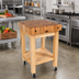Thumbnail image #2 for John Boos Boos Block Gourmet Butcher Block Work Table with End Grain Maple Top, 24 x 24 x 36 Inches, Oil Finish
