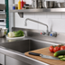 Thumbnail image #2 for T&S Brass B-1117 Low-Lead Workboard Faucet with 10-Inch Swing Nozzle, 4-Inch Centers
