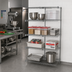 Thumbnail image #2 for Metro Super Erecta 4-Shelf Add-On Wire Shelving Unit, 36 x 24 x 63 Inches, Chrome Plated