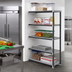 Thumbnail image #2 for Cambro Camshelving Elements XTRA 5-Tier Vented Stationary Add-On Polymer Shelving Unit, 21 x 30 x 72 Inches