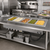 Thumbnail image #2 for Vollrath 5-Well Drop-In Electric Hot Food Well for 12 x 20 Pans with Thermostatic Controls, Wet Operation, Manifold Drain, 240V