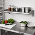 Thumbnail image #2 for Eagle Group 36-Inch x 10-Inch Wall-Mounted Stainless Steel Shelf