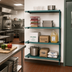 Thumbnail image #2 for Metro Super Erecta Pro 4-Shelf Add-On Polymer Shelving Unit, 21 x 36 x 63 Inches, Stationary, Green