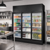 Thumbnail image #2 for True TRM3M 3-Door Medium-Temperature Glass Door Merchandiser