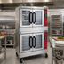 Thumbnail image #3 for Vulcan Quick Ship Full-Size Double-Deck Standard-Depth Gas Convection Oven with Legs