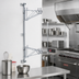 Thumbnail image #2 for Metro Super Erecta 21-Inch 2-Tier Chrome Plated Post-Type Mid Unit Wall Mount Shelf Support