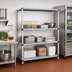 Thumbnail image #2 for MetroMax Q 60-Inch Wide x 18-Inch Deep x 63-Inch High 4-Shelf Add-On Polymer/Wire Shelving Unit