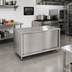 Thumbnail image #2 for John Boos 48 x 24 Inch Stainless Steel Enclosed Work Table with Sliding Doors