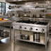 Thumbnail image #2 for Supreme JHP-212-F 12-Inch Floor Model Gas Hot Plate, 2 Burners, Open Base with Undershelf