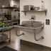 Thumbnail image #2 for Advance Tabco 40-Inch One-Station Wall-Mounted ADA Sink with Electronic Faucet