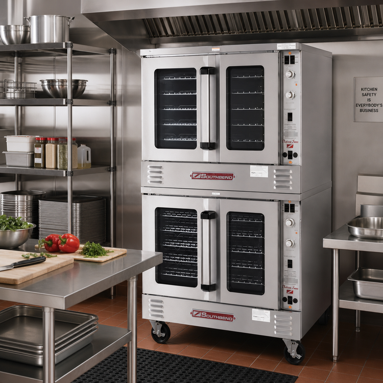 Product image #2 for Southbend Platinum Full-Size Double Deck Gas Convection Oven