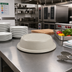 Thumbnail image #3 for Cambro Versa Camcover 10-3/16 Inch Round Fiberglass Plate Cover, Antique Parchment, No Vent Hole