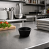 Thumbnail image #2 for American Metalcraft 3 oz Black Fluted Melamine Ramekin