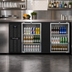 Thumbnail image #2 for Continental Refrigerator BB69NGD 69-Inch 2-Glass Door Refrigerated Back Bar Cooler
