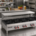 Thumbnail image #2 for Vulcan 48-Inch Stainless Steel Plate Rail for Heavy Duty Countertop Gas Hotplates