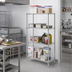 Thumbnail image #3 for Metro Super Erecta Metroseal 3 Stationary 4-Shelf Wire Shelving Starter Unit, 24