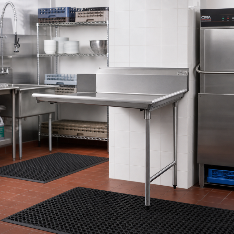 Product image #2 for Eagle Group BlendPort 36-Inch Straight Clean Dishtable with 10-Inch Backsplash