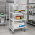 Thumbnail image #3 for Cambro Camshelving Premium High Density Mobile Starter Unit, 4-Shelf, 21 x 54 x 75-1/4 Inch, Vented, Speckled Gray