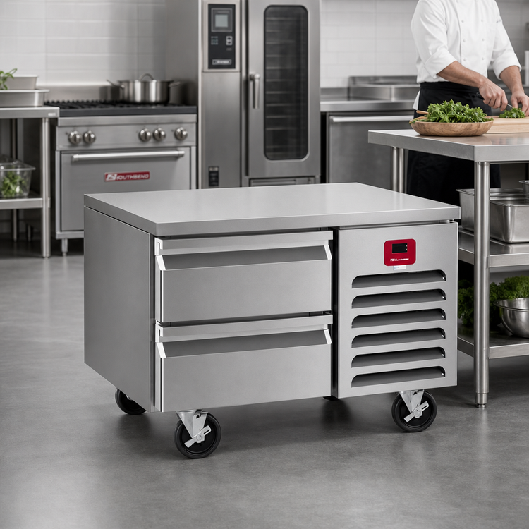 Product image #2 for Southbend Platinum 32-Inch Low-Height Self-Contained Freezer Base with 2 Self-Closing Drawers