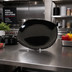 Thumbnail image #3 for 9-1/2 Inch Square Black Melamine Dinner Plate with Rolled Edge