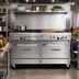 Thumbnail image #2 for Southbend Ultimate 60-Inch Commercial Gas Restaurant Range with 4 Open Burners, 36-Inch Griddle, and 2 Convection Ovens
