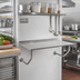 Thumbnail image #2 for Advance Tabco 14-Gauge 304 Stainless Steel Wall-Mounted Work Table with 1-1/2 Inch Rear Backsplash, 24 x 30 Inch