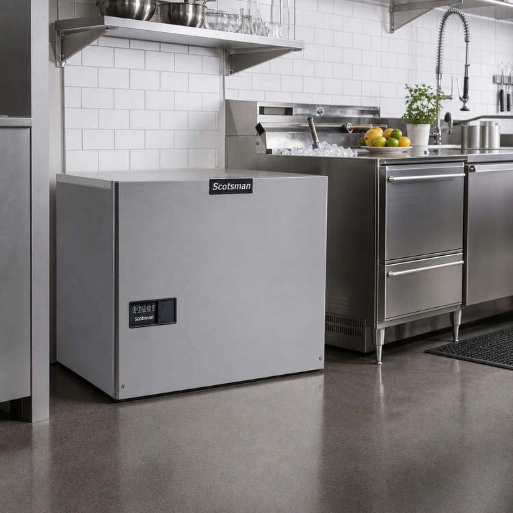 Product image #2 for Scotsman Prodigy ELITE Eclipse Remote Cube Ice Maker, Half-Size Cubes, 30 Inch Wide, 1411 lb/24 Hr