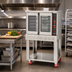 Thumbnail image #3 for American Range Majestic Full-Size Single-Deck Standard Depth Gas Convection Oven with 50/50 Glass Doors