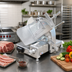 Thumbnail image #2 for Omcan 14-Inch Countertop Manual Gravity Feed Commercial Meat Slicer, 1/2 HP, 110V