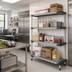 Thumbnail image #2 for MetroMax 4 Add-On All-Polymer Open Grid Shelving Unit, 30W x 24D x 74H