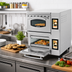 Thumbnail image #3 for Ovention Double MiLO 2-16 Double-Deck Ventless Countertop Oven