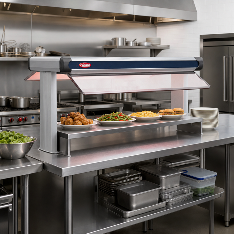 Product image #2 for Hatco Glo-Ray Designer Dual Infrared Strip Heater, 63-1/2 Inch W, 6-Inch Spacing, Aluminum