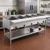 Thumbnail image #2 for BevLes Electric Dry Heat Steam Table with 5 Open Pan Wells, 72-Inch Wide, 208-230V