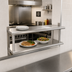Thumbnail image #2 for BK Resources Double Tier Pass-Through Shelf, 24 x 18 Inch, Stainless Steel, 5 Inch Max Wall Thickness