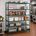 Thumbnail image #2 for Metro Super Erecta Stationary Starter Wire Shelving Unit, 60 x 24 x 74 Inches, 6-Tier, Metroseal Green Epoxy Coated