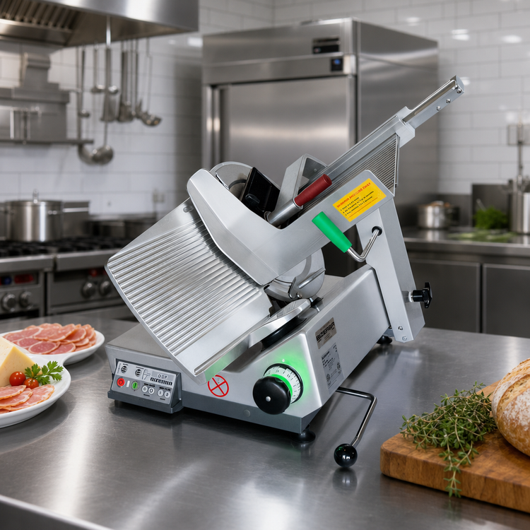 Product image #2 for Bizerba GSP HD I 90 13-Inch Automatic Heavy Duty Illuminated Safety Slicer