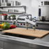 Thumbnail image #2 for T&S Brass B-1113-XS 4-Inch Deck Mount Workboard Faucet with 12-Inch Swing Nozzle