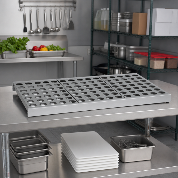 Product image #2 for Fermostock 47-Inch x 22-Inch Horizontal Vented Shelf with Removable Polymer Inserts
