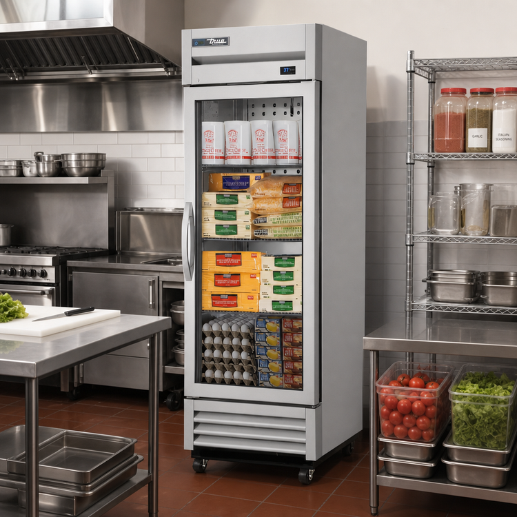 Product image #2 for True T-Series 27-Inch One-Section Framed Glass Door Reach-In Refrigerator