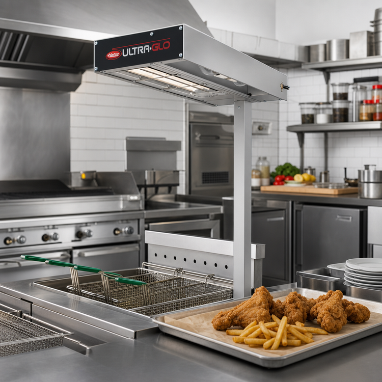 Product image #2 for Hatco Glo-Ray® 18-Inch Ceramic Unlighted Fry Station Warmer, Without Cord & Plug
