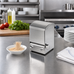 Thumbnail image #2 for Crestware Stainless Steel Countertop Toothpick Dispenser with Turn Knob