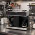 Thumbnail image #2 for BUNN VPS Black Single-Station Pourover Commercial Drip Coffee Brewer with 3 Warmers