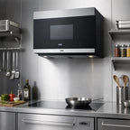 Thumbnail image #3 for Summit Commercial MHOTR24SS Commercial Over-the-Range Microwave Oven with Hood Ventilation, 1.34 Cu. Ft., 1000 Watts, Stainless Steel