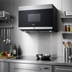 Thumbnail image #3 for Summit Commercial 24-Inch Over-the-Range Microwave Oven with Hood Ventilation, 1.34 Cu. Ft., 1000 Watts, Stainless Steel