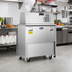 Thumbnail image #2 for Atosa Single-Sided Forced-Air Refrigerated Milk Cooler Cart, 8-Crate Capacity, Stainless Steel, 115V