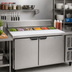 Thumbnail image #2 for Beverage-Air 10-Inch White Poly Cutting Board for SPE72/72M and SPED72 Prep Tables