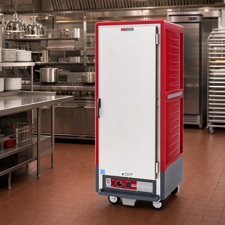 Product image #2 for Metro C5 3 Series Insulation Armour Full-Height Heated Holding Cabinet with Solid Door and Universal Slides