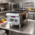 Thumbnail image #2 for IKON Cooking 12-Inch Natural Gas 2-Burner Commercial Hotplate with Legs, 50,000 BTU