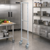 Thumbnail image #2 for Fermostock 71-Inch H x 18-Inch D Mobile Shelving Upright with Rustproof Casters